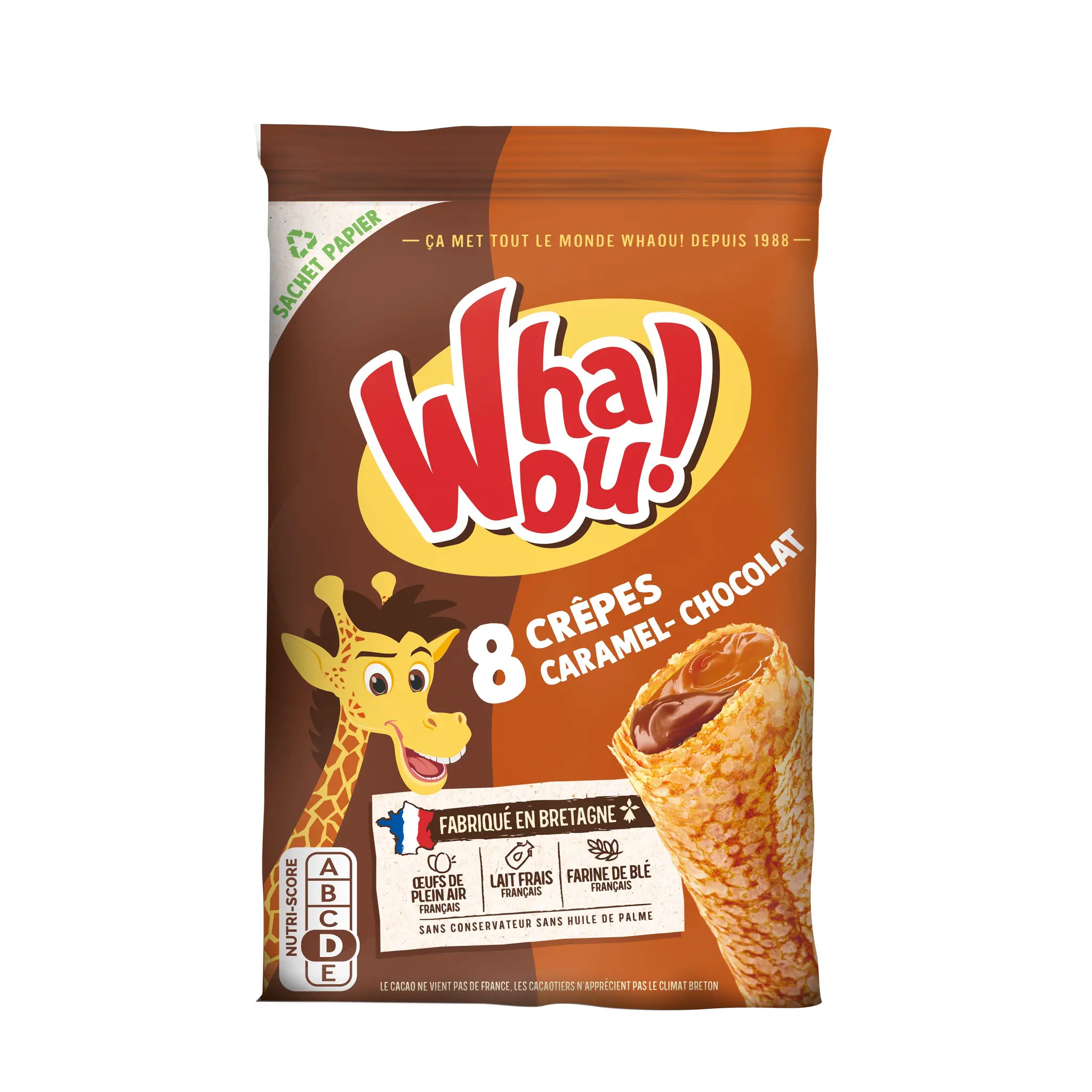 WHAOU Crêpes caramel et chocolat