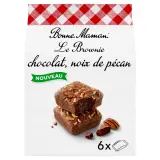 BONNE MAMAN Brownies au chocolat avec noix de pécan sachets individuels