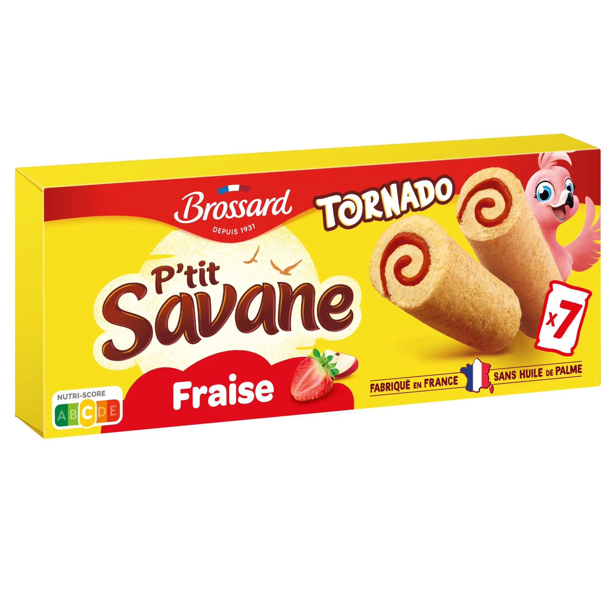 BROSSARD P'tit Savane gâteaux moelleux à la fraise