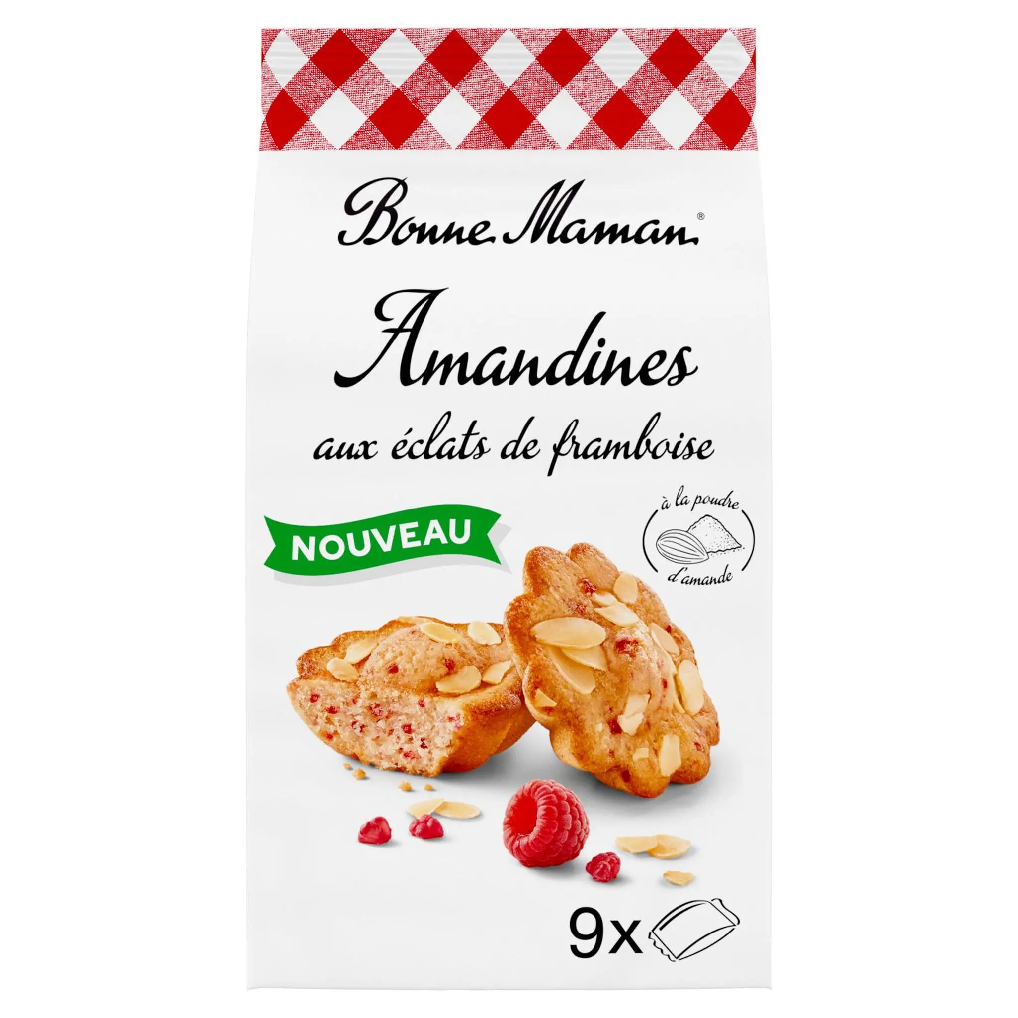 BONNE MAMAN Amandines aux éclats de framboise