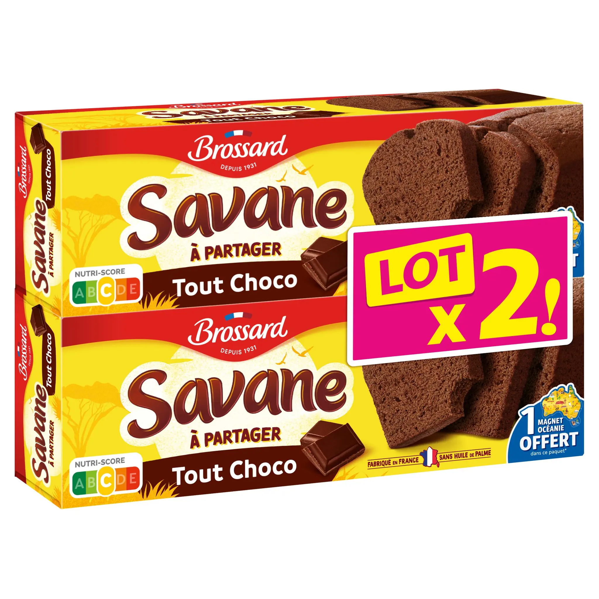 BROSSARD Gâteaux savane tout chocolat