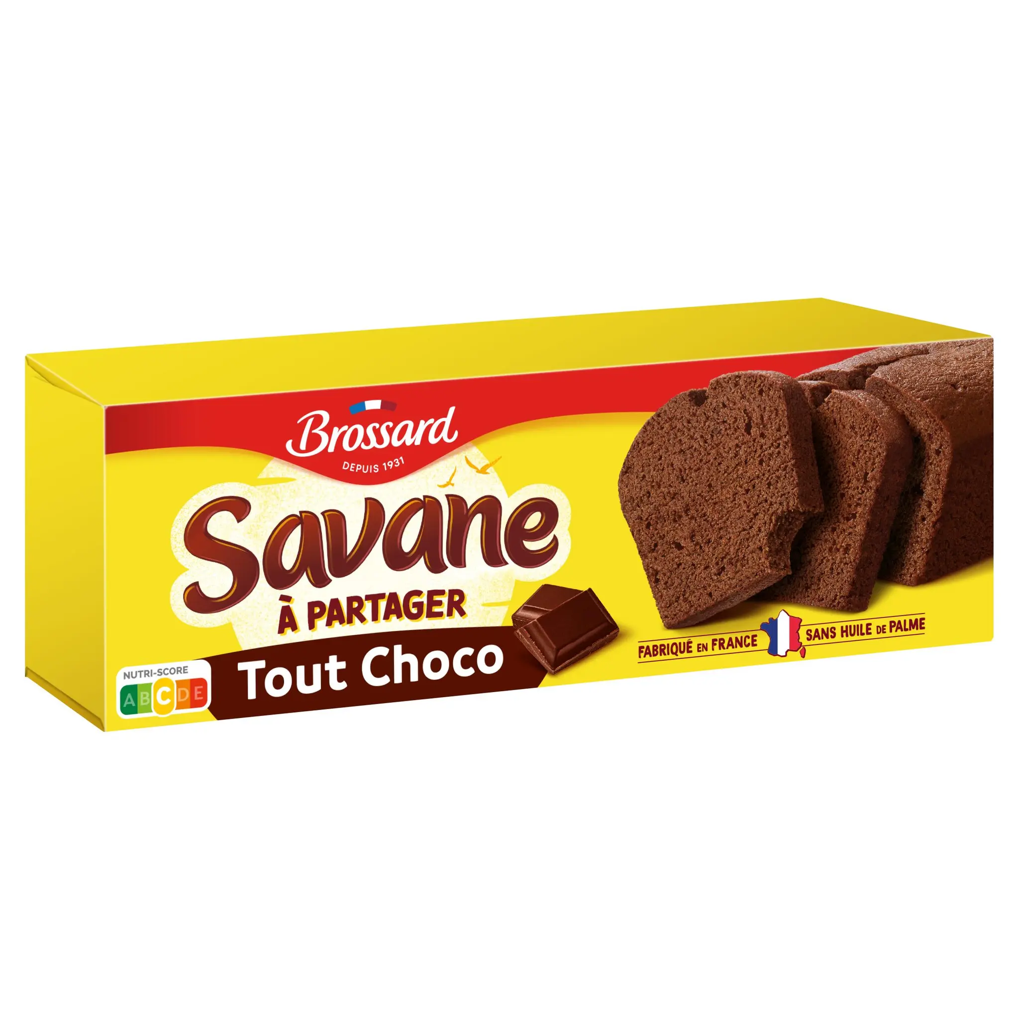BROSSARD Savane gâteau moelleux à partager tout chocolat