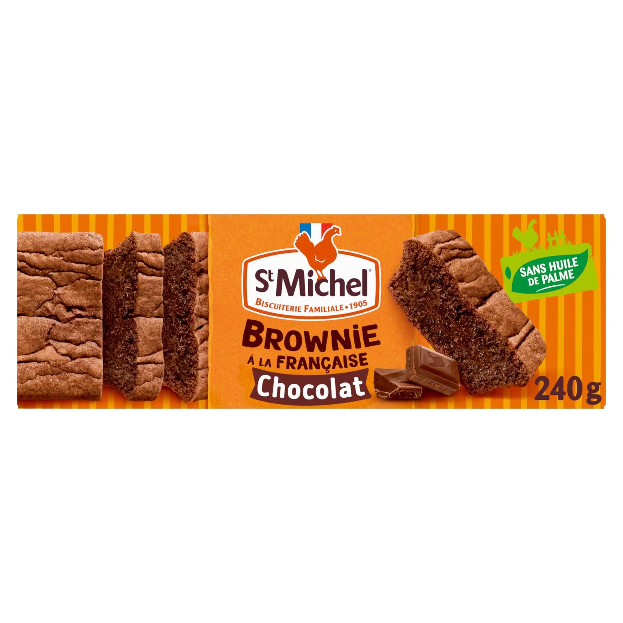 ST MICHEL Le brownie de poulette sans huile de palme à partager