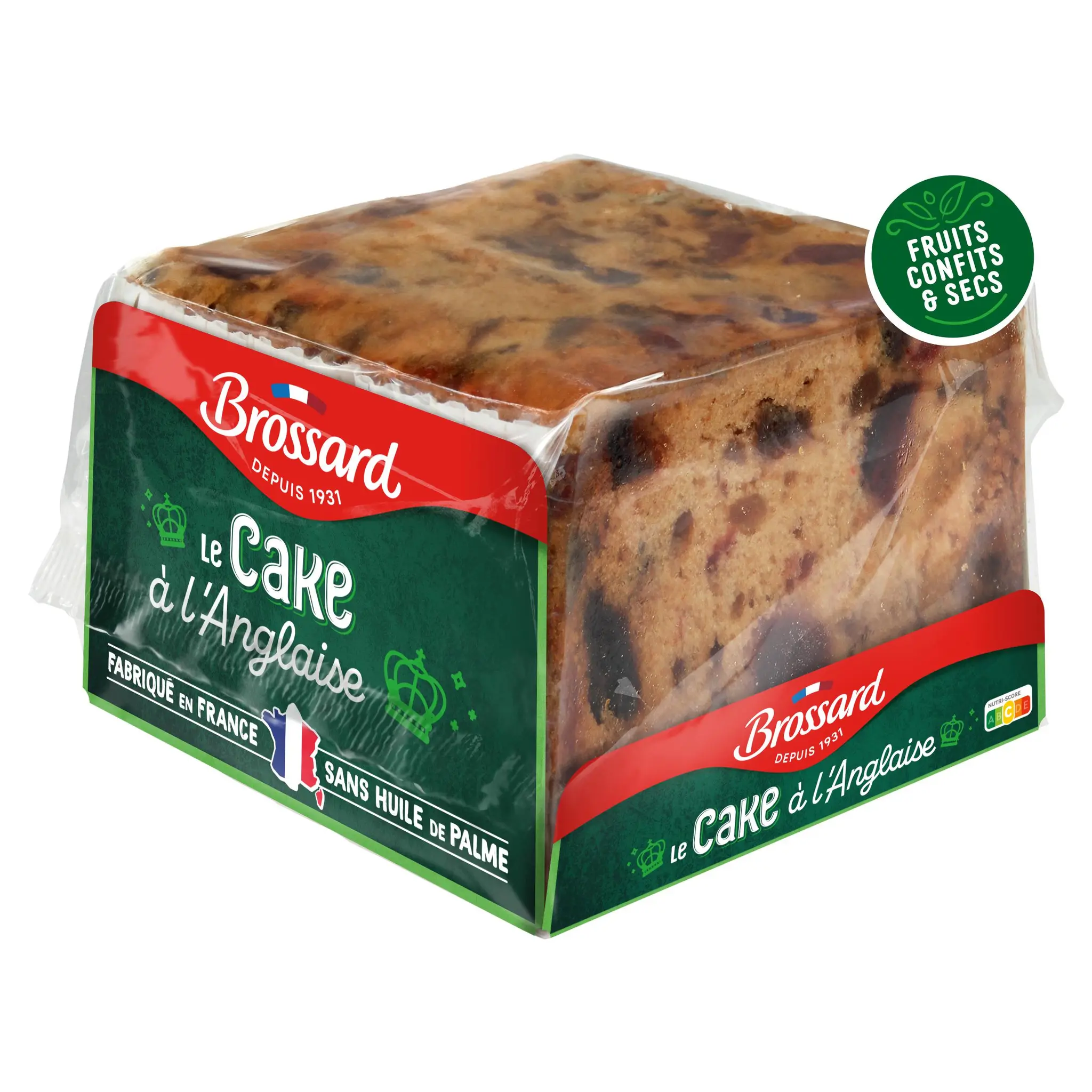 BROSSARD Cake aux fruits confits à l'Anglaise prétranché
