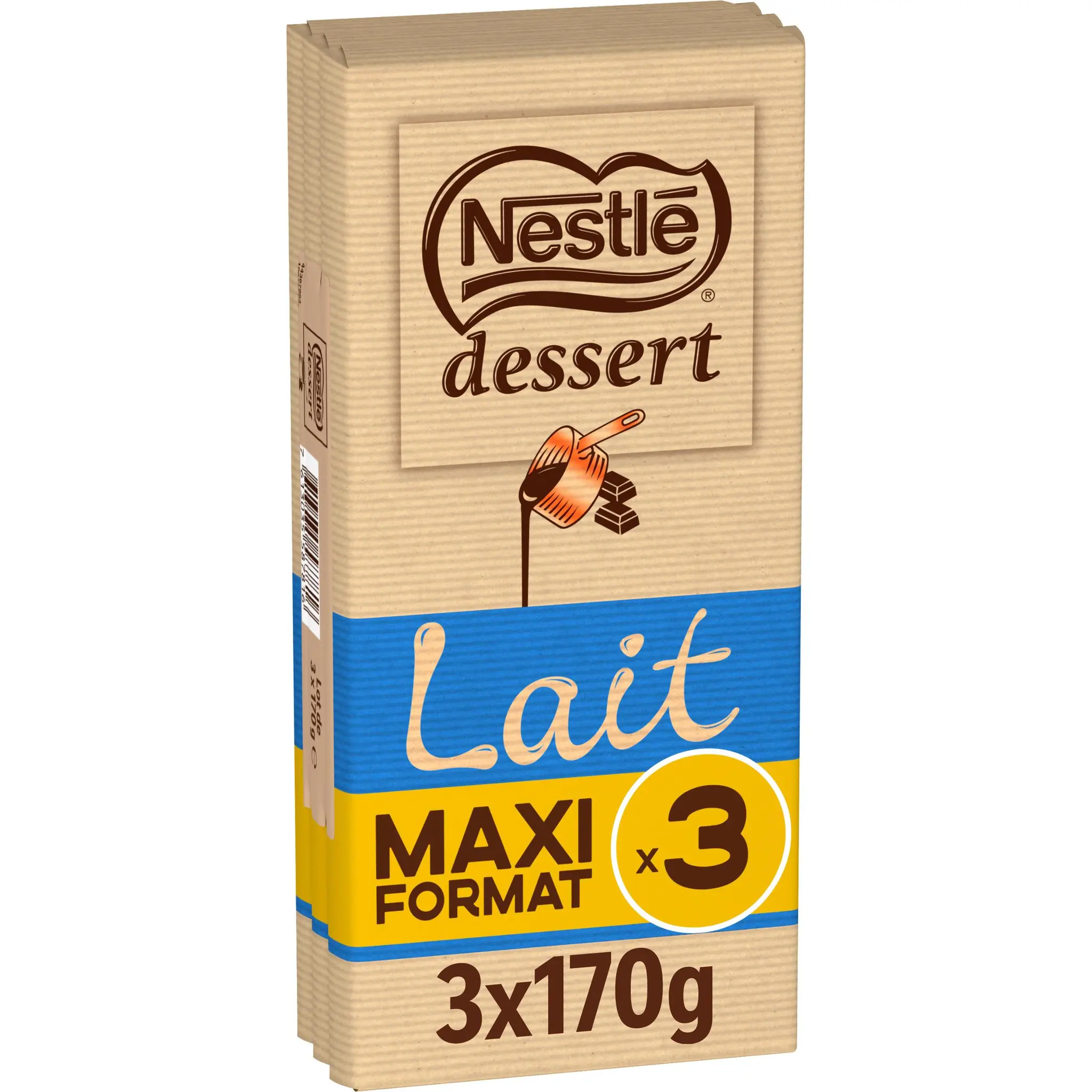 NESTLE DESSERT Tablette de chocolat au lait pâtissier