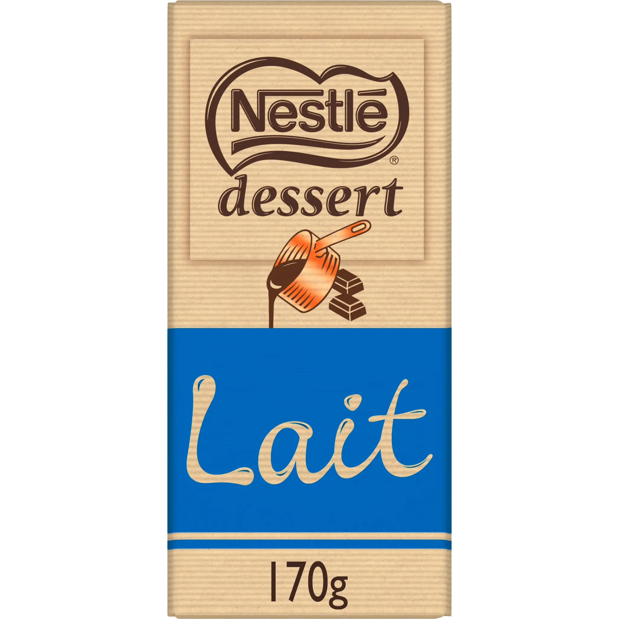 NESTLE DESSERT Tablette de chocolat au lait pâtissier