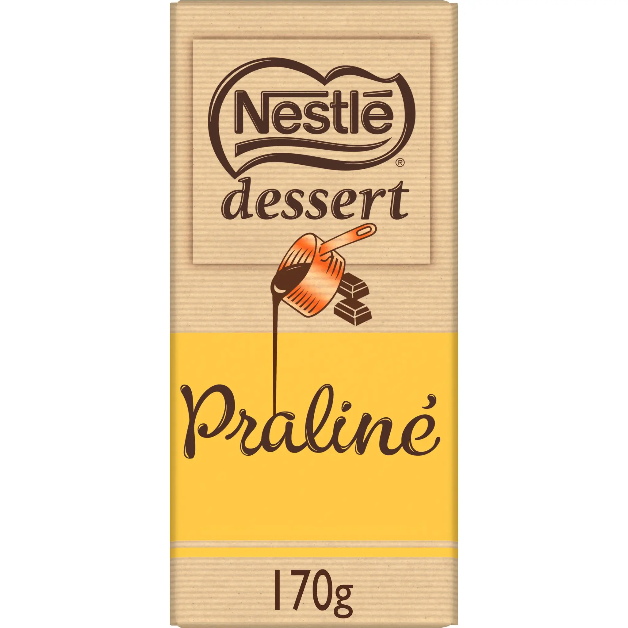 NESTLE DESSERT Tablette de chocolat praliné pâtissier