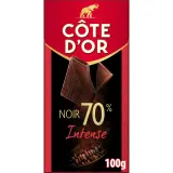 COTE D'OR Tablette de chocolat noir extra dégustation 70% cacao