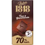 POULAIN 1848 Tablette de chocolat noir fine et gourmande