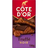 COTE D'OR Tablette de chocolat noir truffé