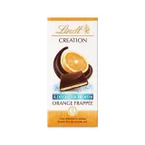 LINDT Tablette de chocolat noir fourrée d'une ganache à l'orange