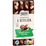 NESTLE Tablette de chocolat noir aux amandes entières torréfiées