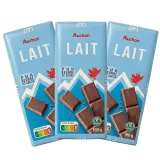 AUCHAN CULTIVONS LE BON Tablette de chocolat au lait