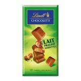 LINDT Chocoletti Carré de chocolat au lait praliné noisettes
