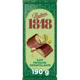 POULAIN 1848 Tablette de chocolat au lait et pistache croustillante