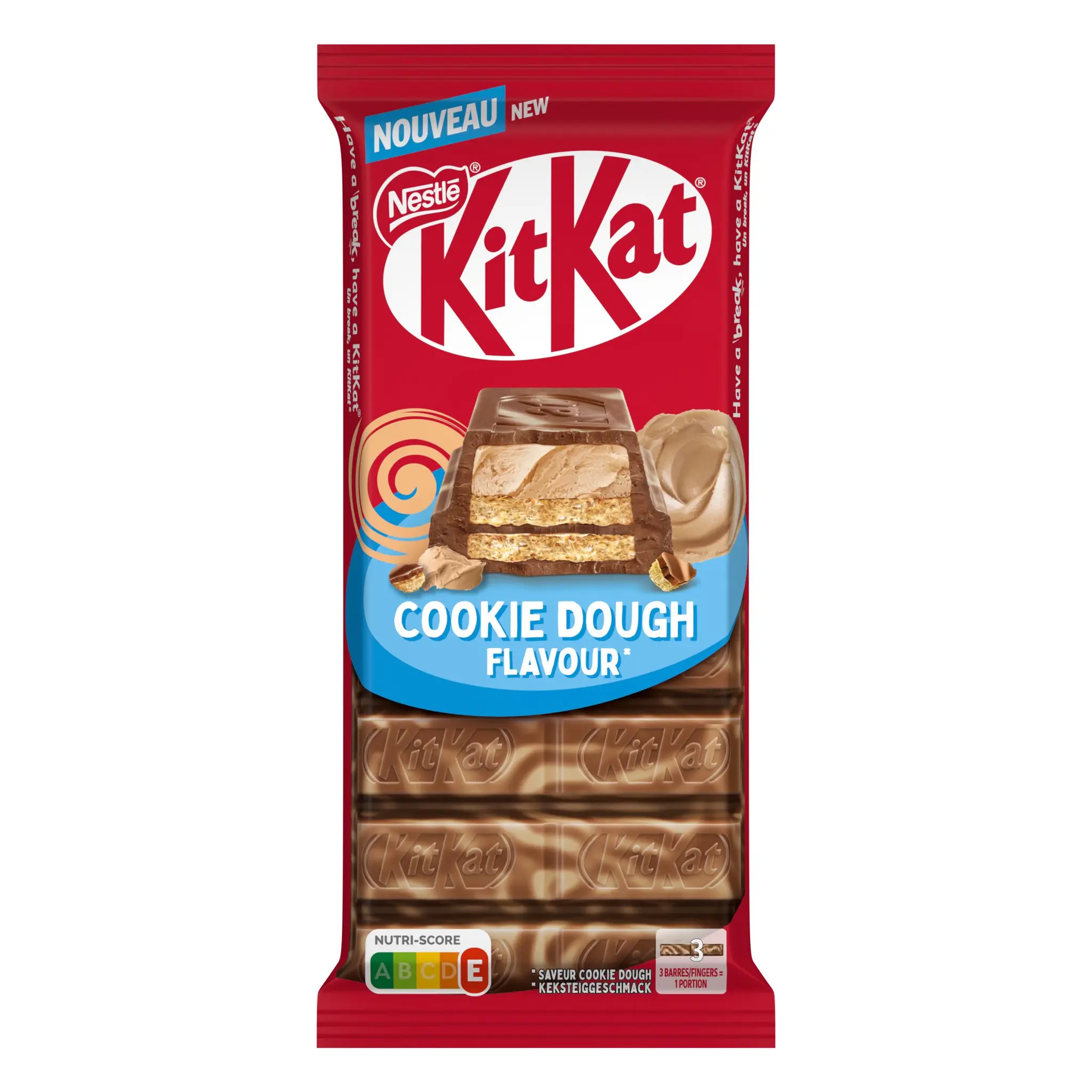 NESTLE Kit Kat tablette de chocolat au lait saveur cookie dough