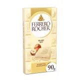 FERRERO ROCHER Tablette de chocolat blanc fourrée aux noisettes