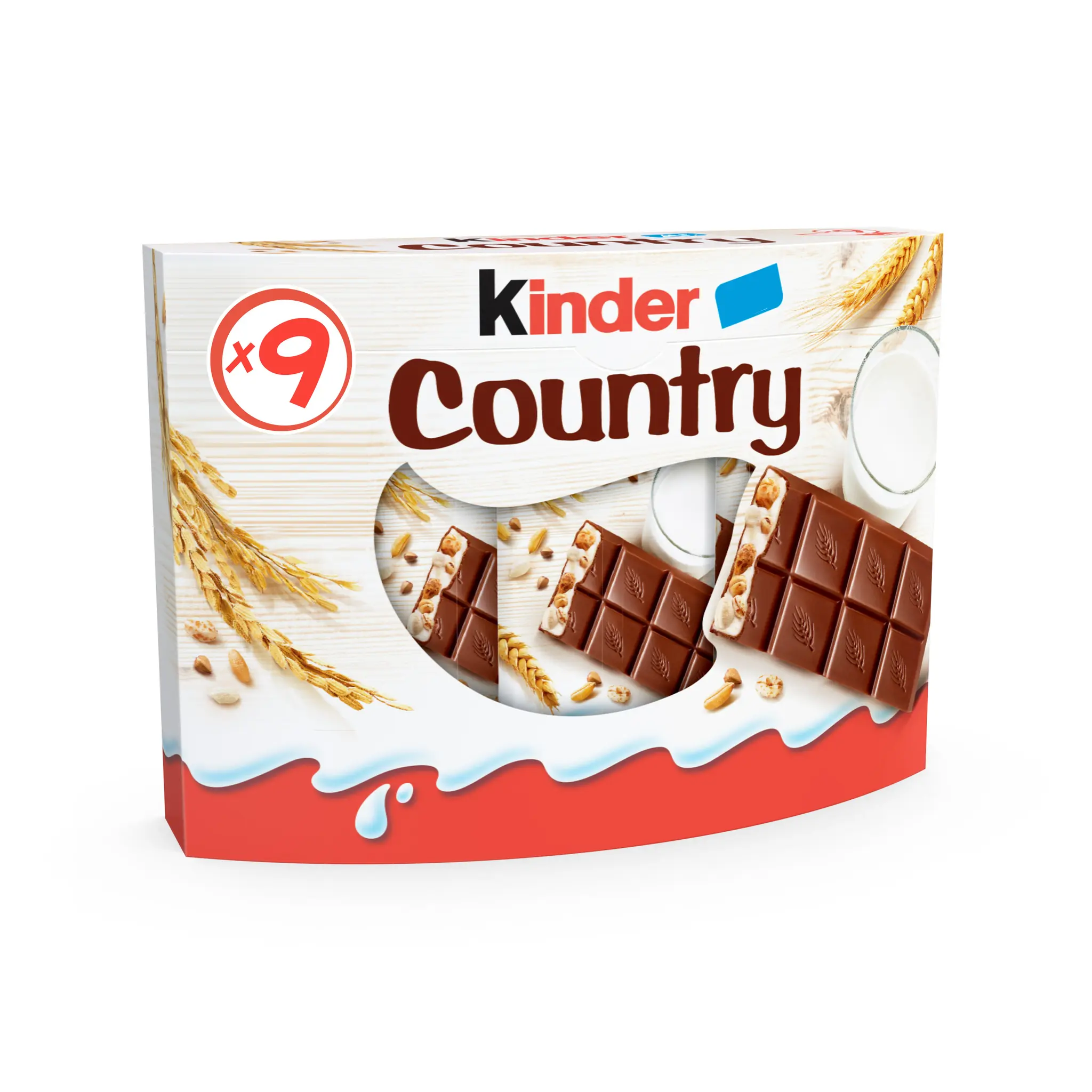 KINDER Country barres chocolatées
