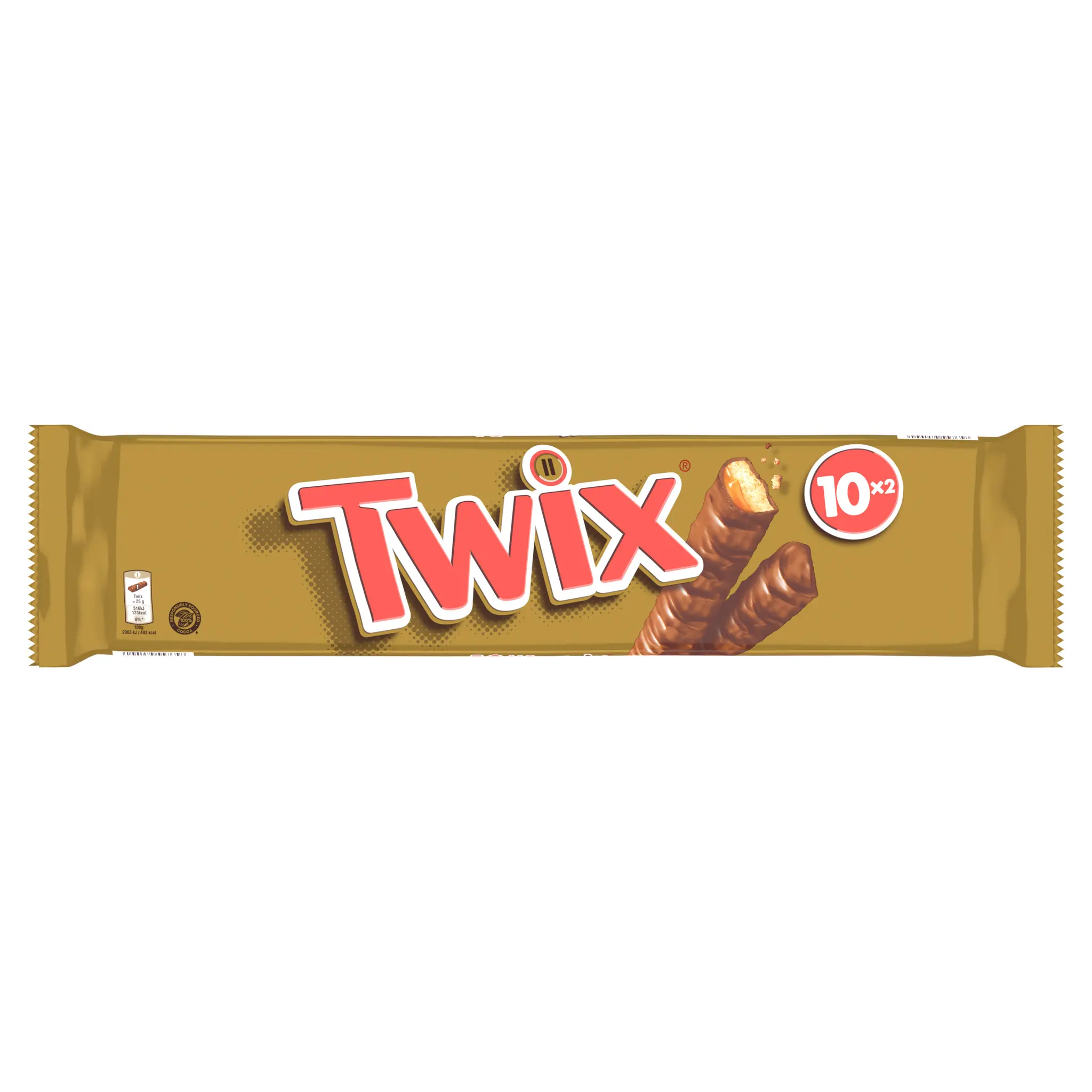 TWIX Barres chocolatées au biscuit recouvert de caramel