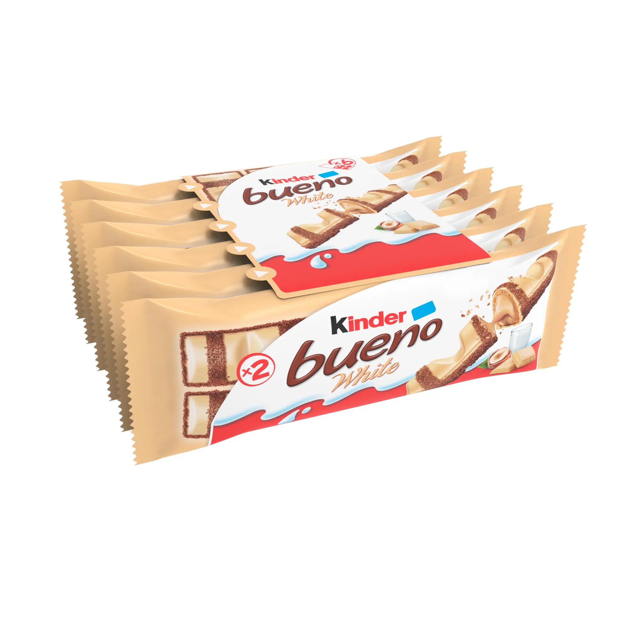 KINDER Bueno white barres chocolatées au chocolat blanc