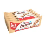 KINDER Bueno white barres chocolatées au chocolat blanc