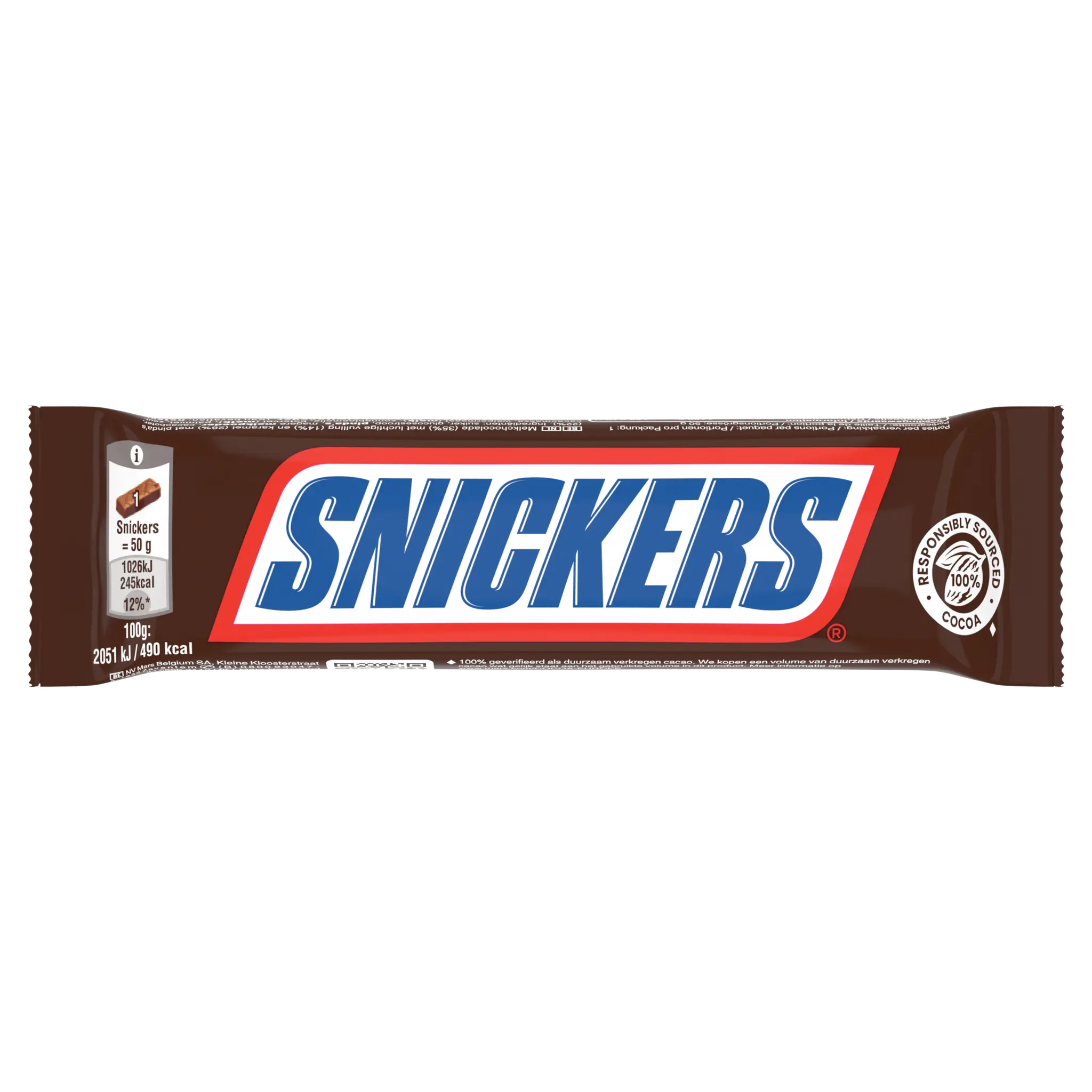 SNICKERS Barre chocolatée aux cacahuètes grillées et caramel