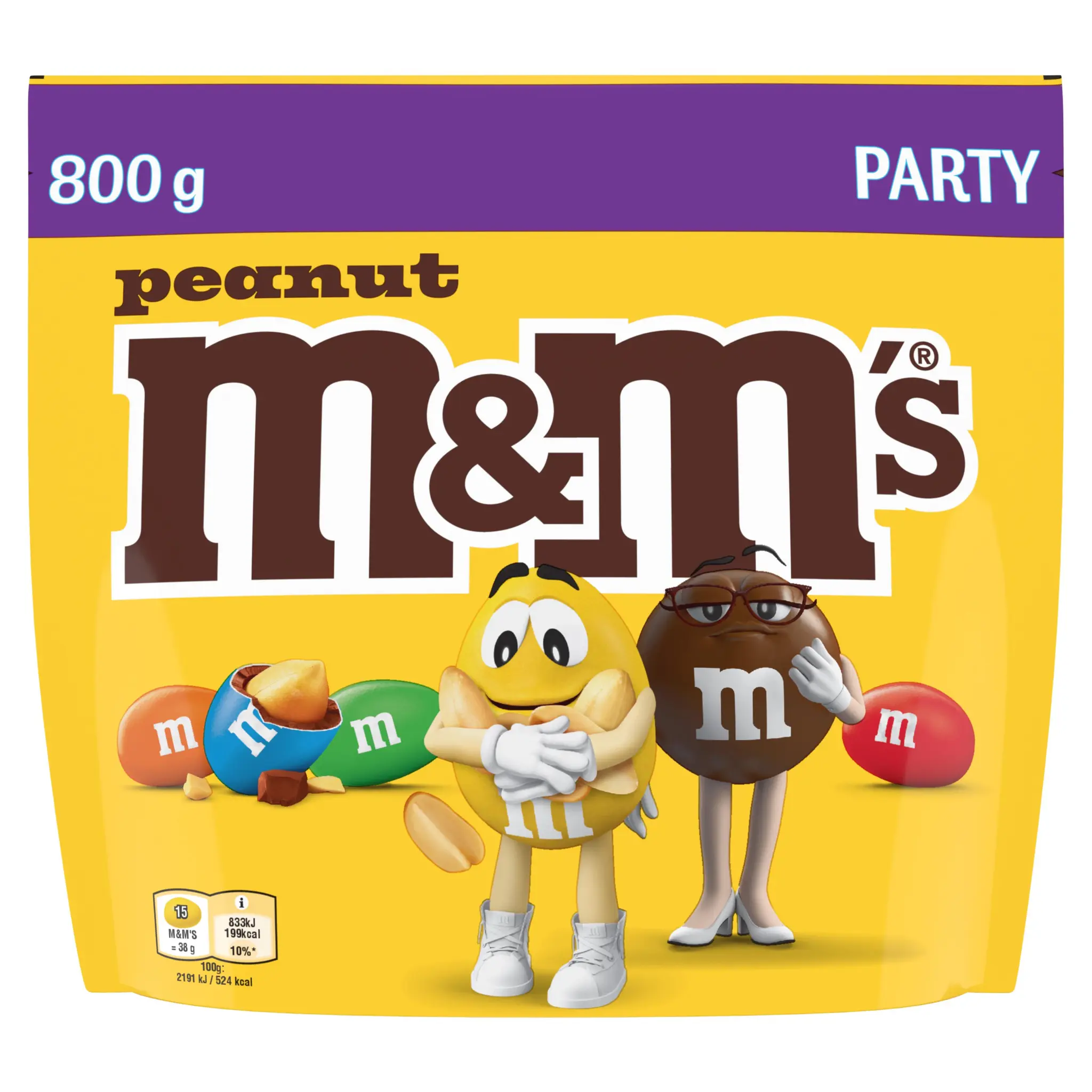 M&M'S Peanut bonbons chocolatés à la cacahuète