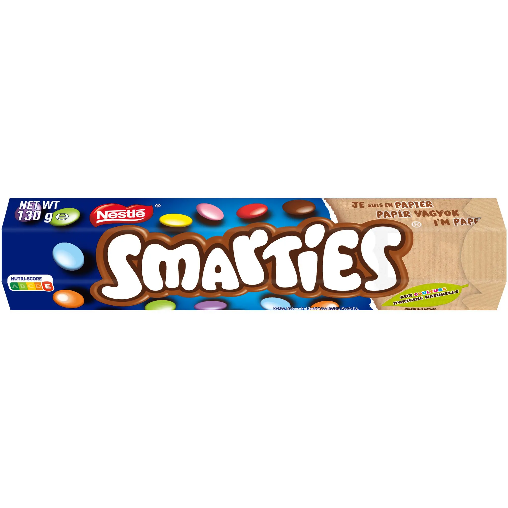 SMARTIES Bonbons au chocolat au lait tube géant