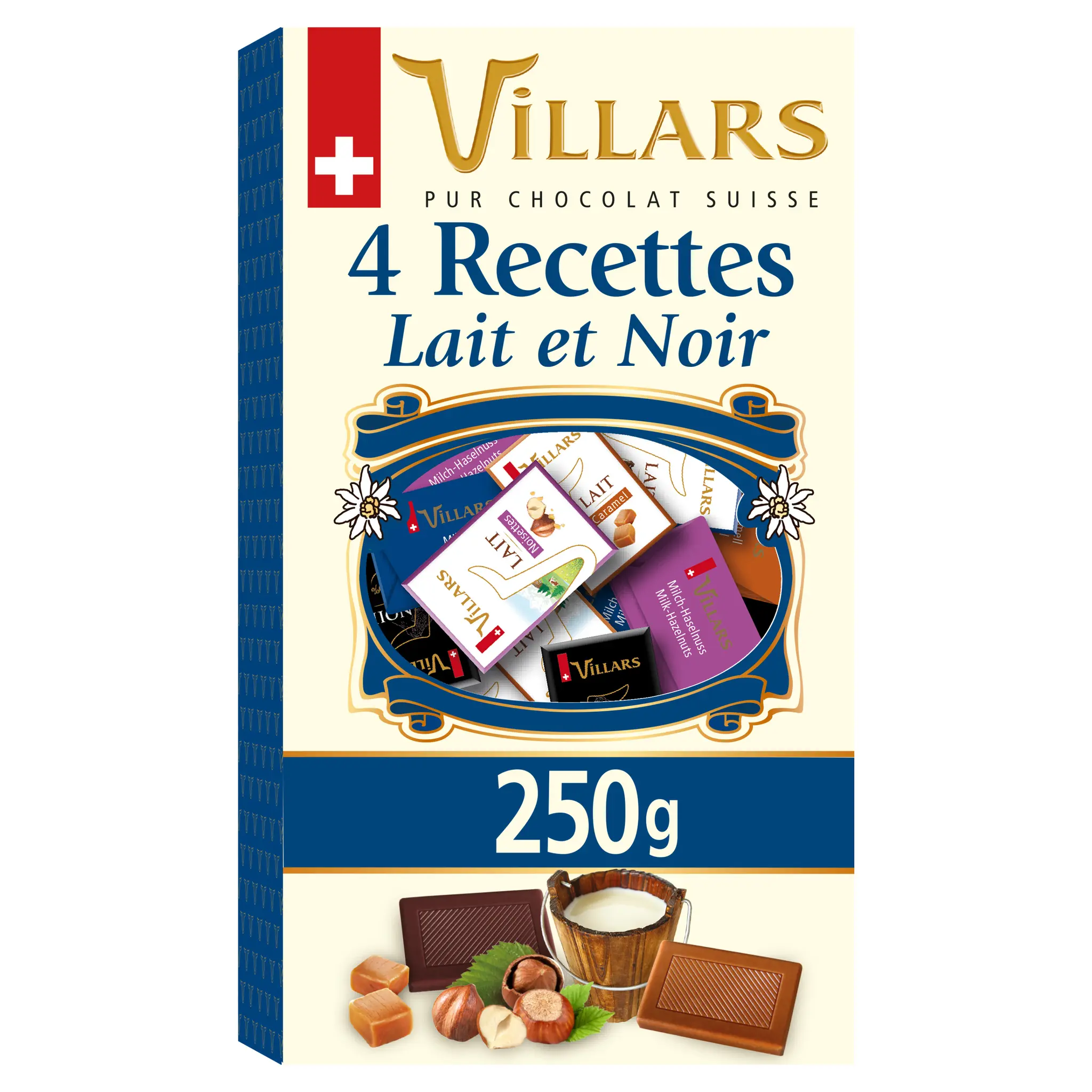 VILLARS Mini chocolats au lait et noir assortis