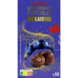 AUCHAN Les fondants au chocolat au lait