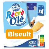 MONT BLANC Goûter laitier Récré O'lé saveur biscuit en gourde