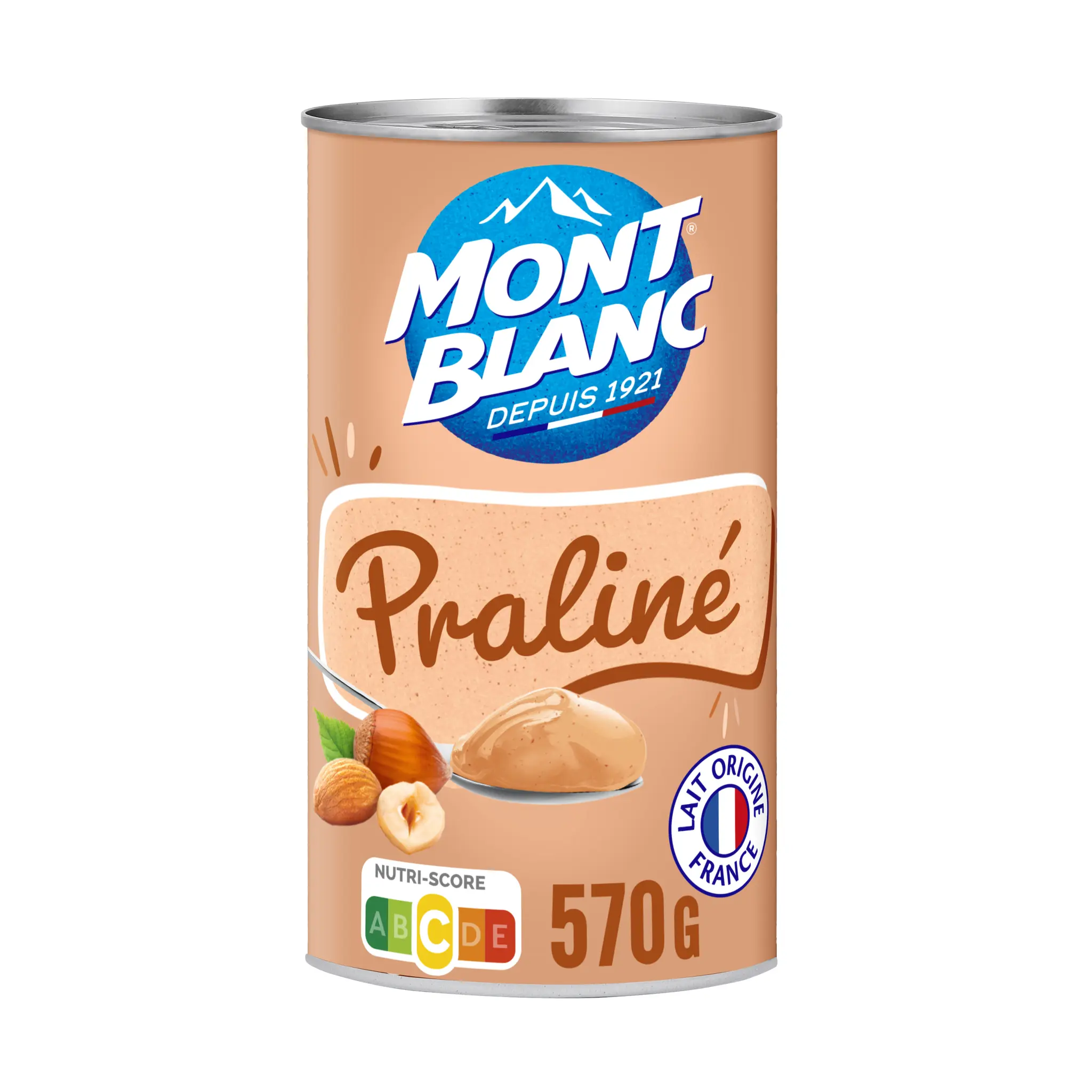 MONT BLANC Crème dessert saveur praliné