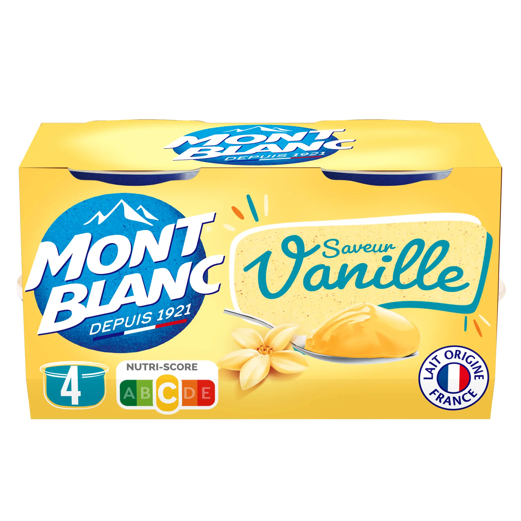 MONT BLANC Crème dessert saveur vanille