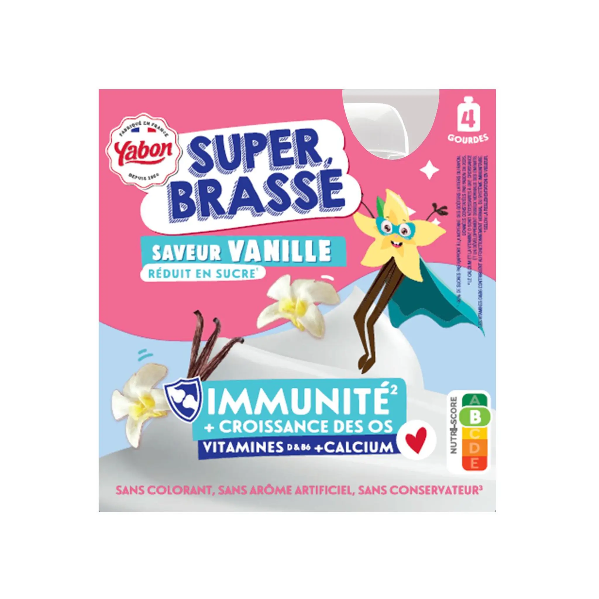 YABON Gourdes brassées saveur vanille