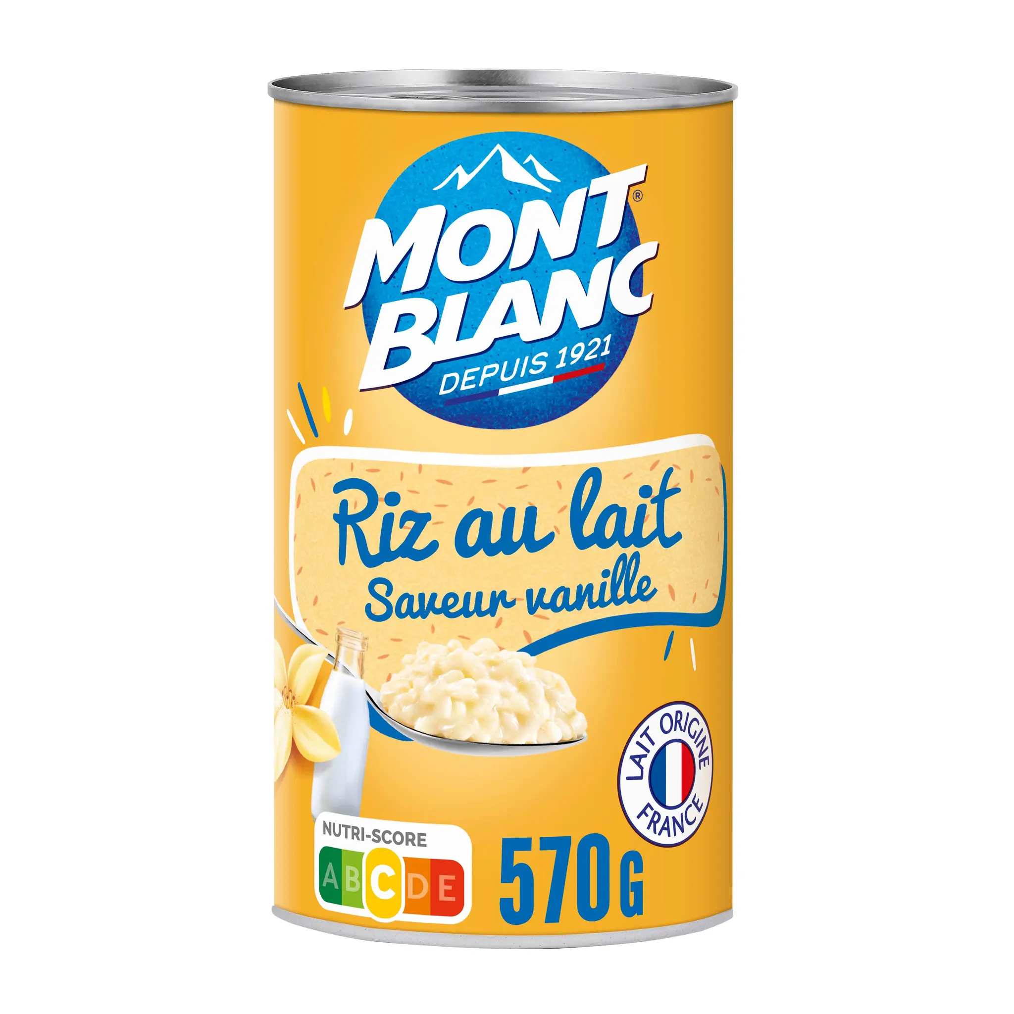 MONT BLANC Riz au lait aromatisé vanille
