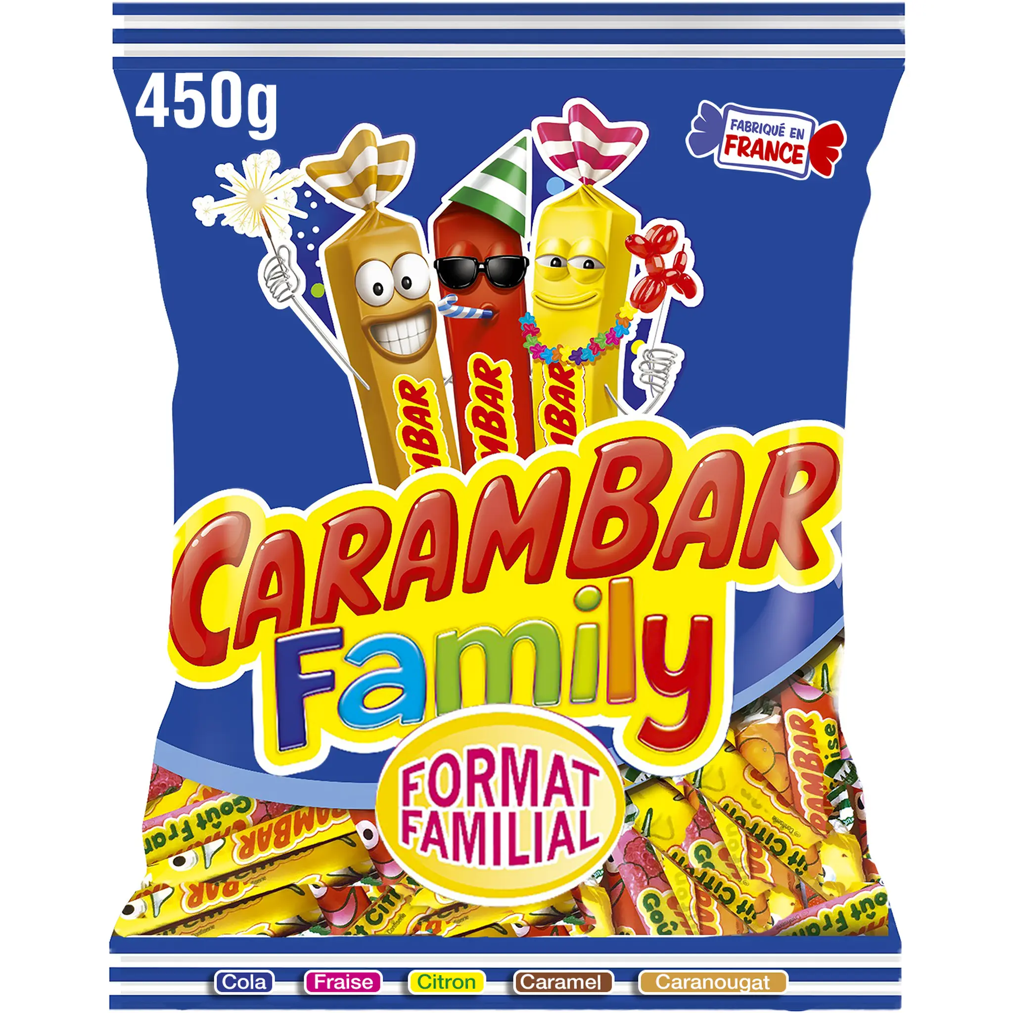 CARAMBAR Family Bonbons aromatisés