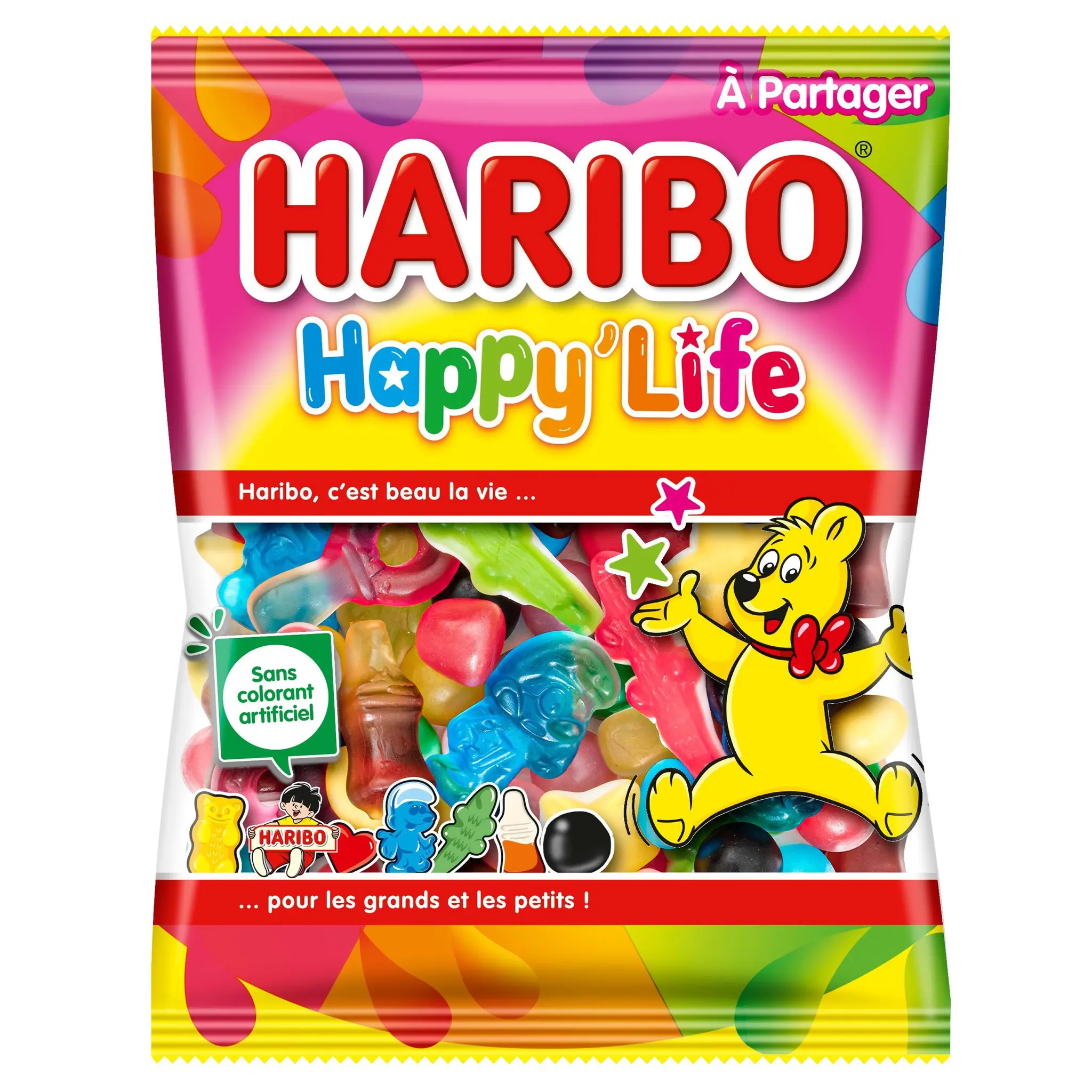 HARIBO Happy'life assortiment de bonbons