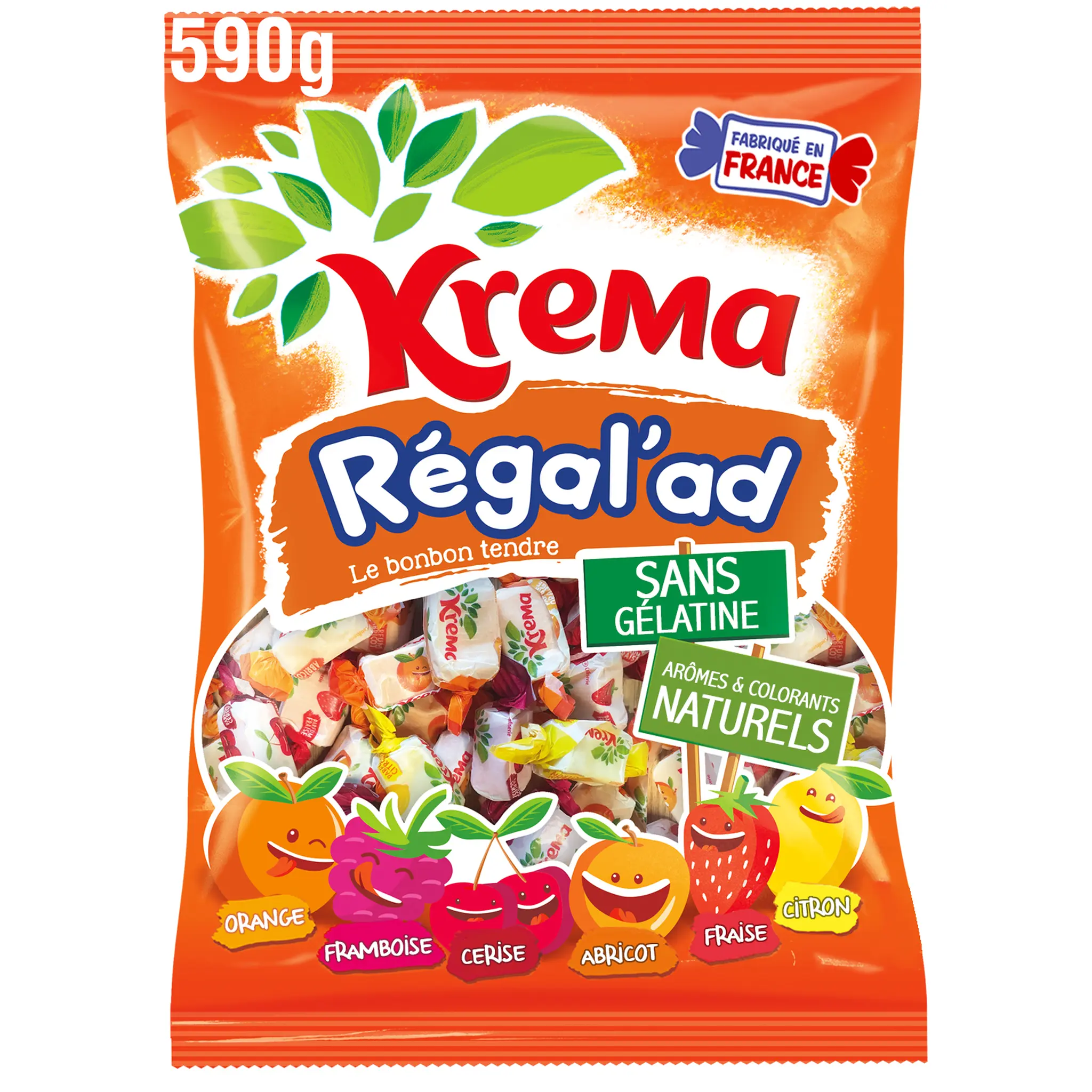 KREMA Régal'ad Assortiment de bonbons aux fruits