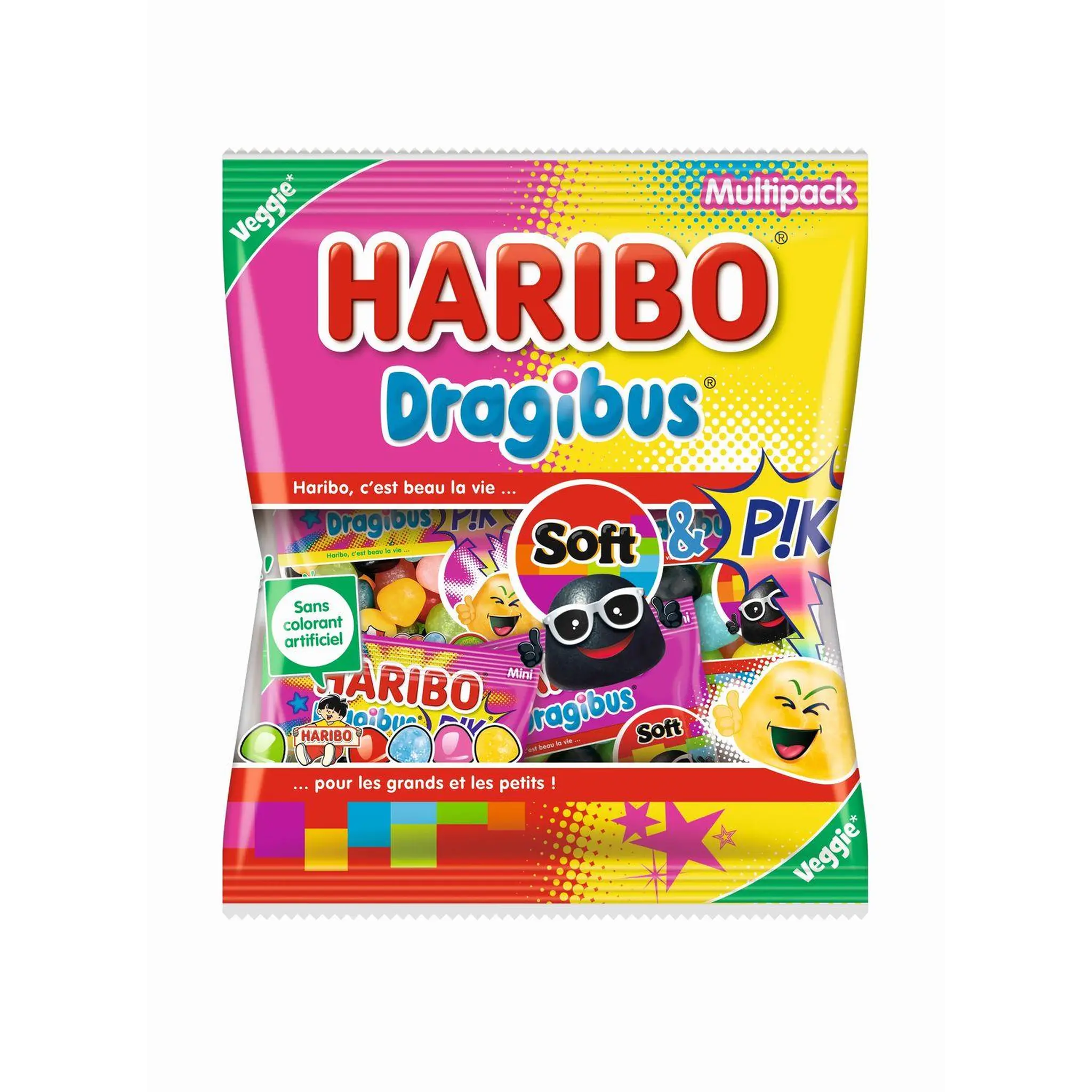 HARIBO Bonbons Dragibus doux et piquant