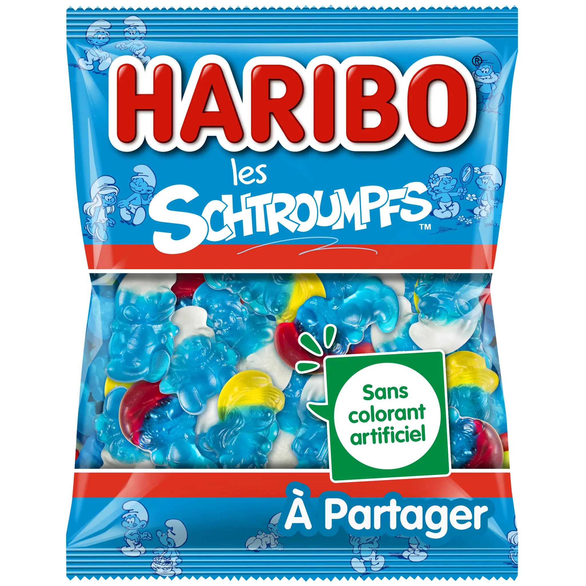 HARIBO Bonbons gélifiés Schtroumpfs