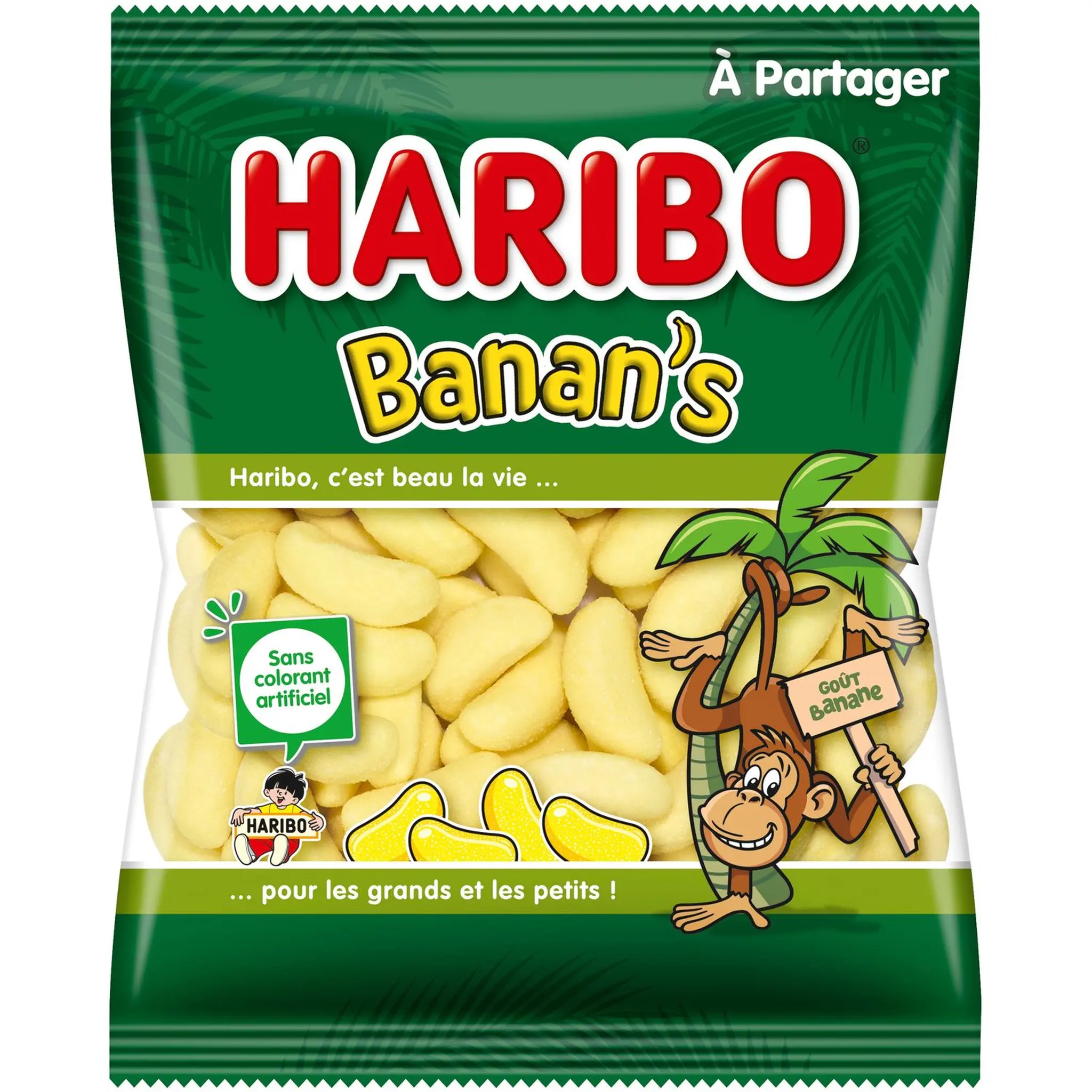 HARIBO Banan's bonbons gélifiés goût banane