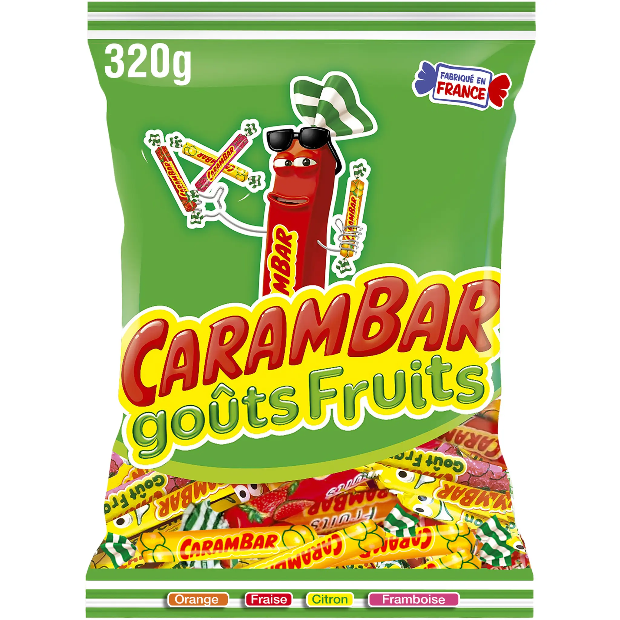 CARAMBAR Bonbons aux fruits