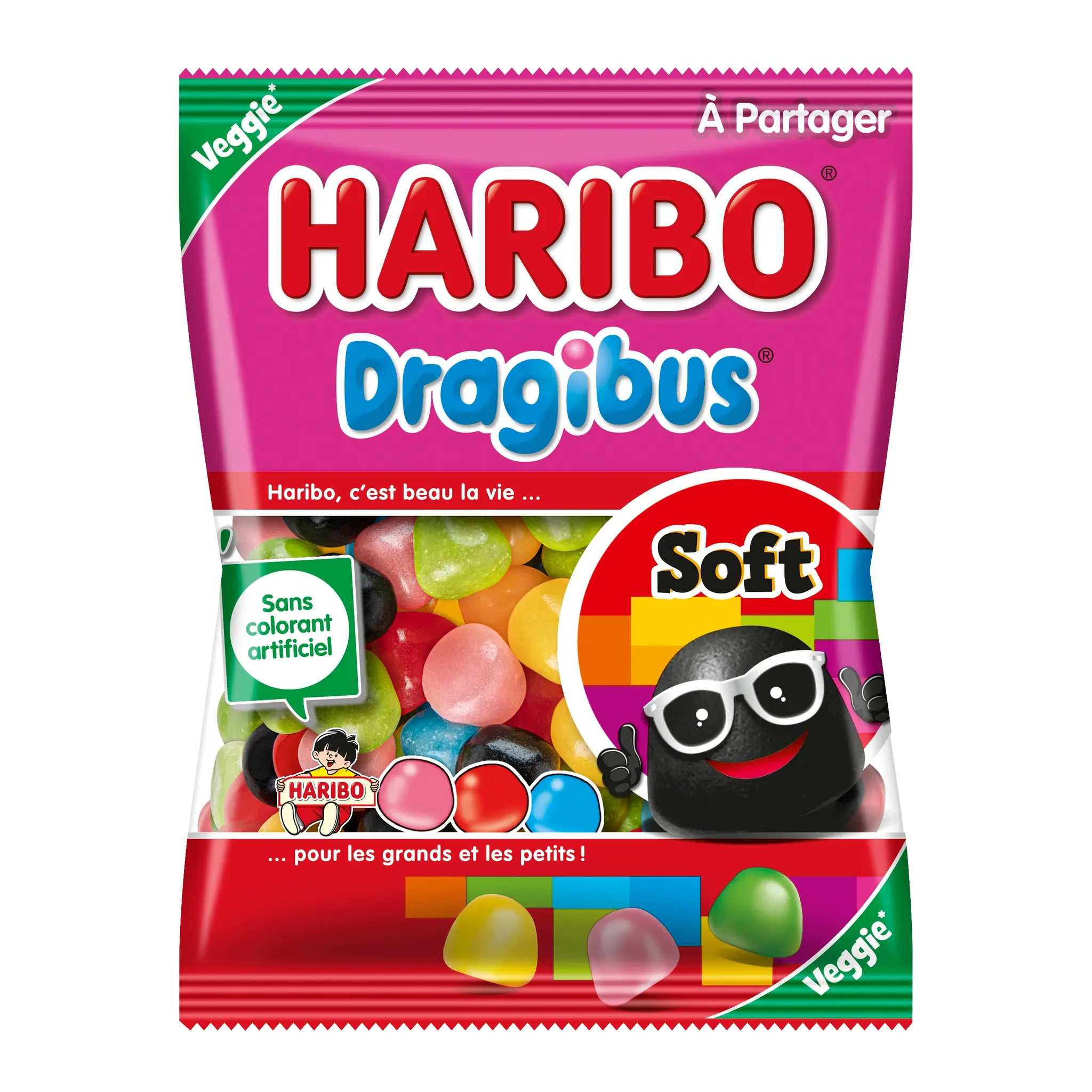 HARIBO Dragibus soft Bonbons végétariens