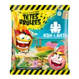 TÊTES BRÛLÉES Bonbons piquants Koh-Lanta saveur pomme cerise mangue et pitahaya
