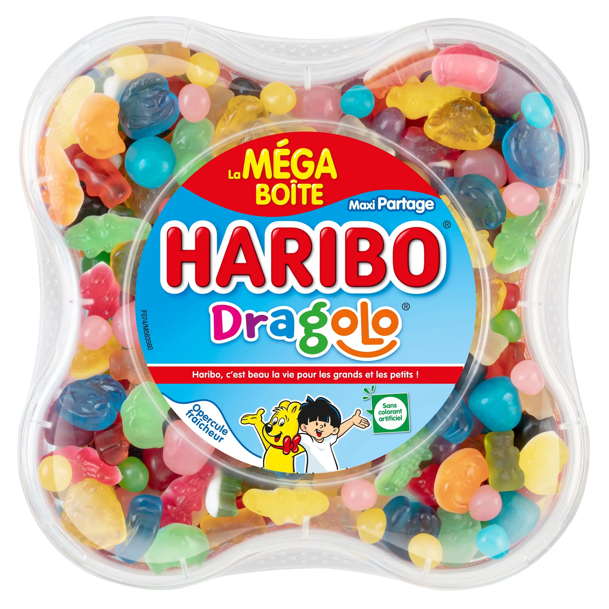 HARIBO Dragolo assortiment de bonbons en boîte
