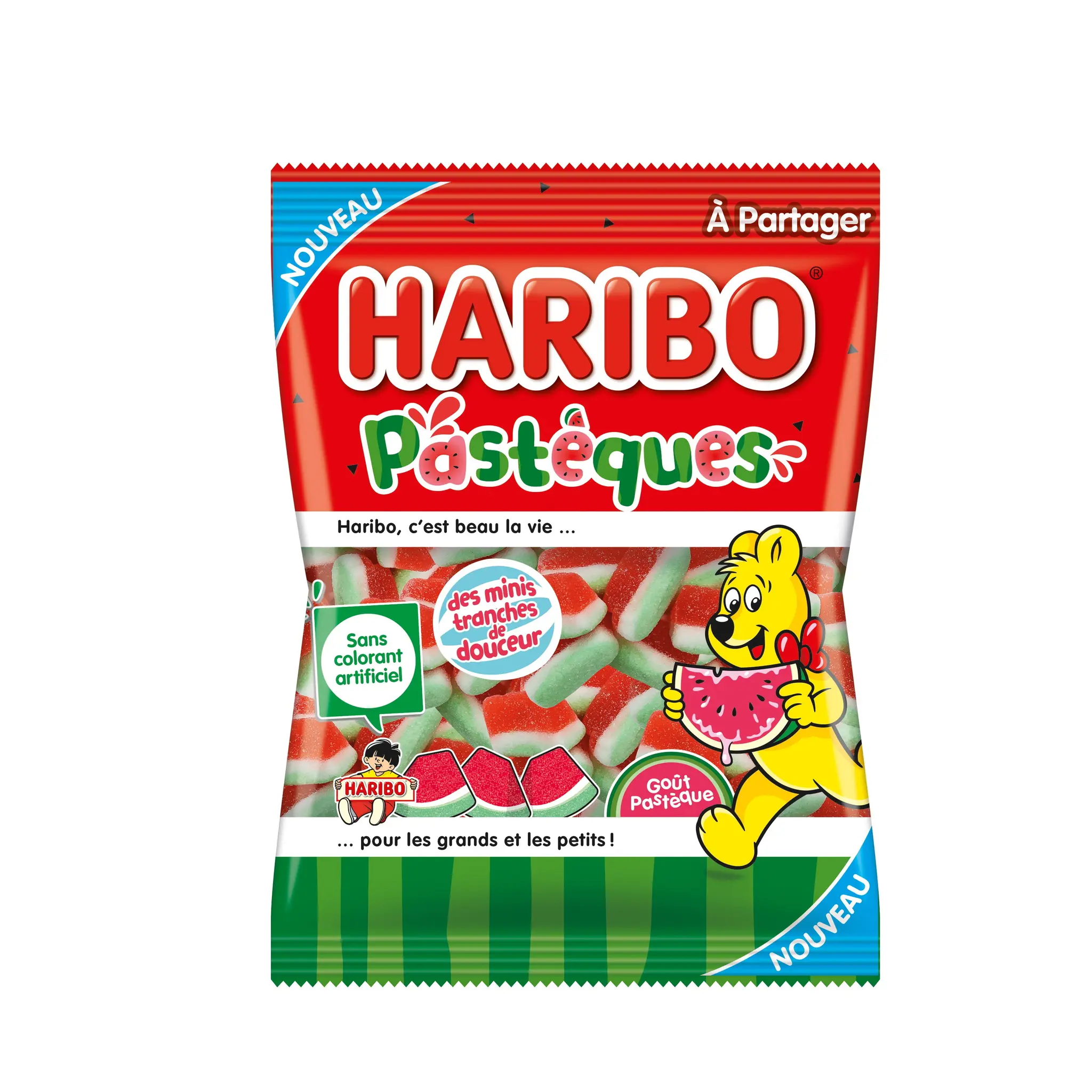 HARIBO Bonbons goût pastèque