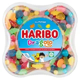HARIBO Dragolo Assortiment de bonbons gélifiés en boîte