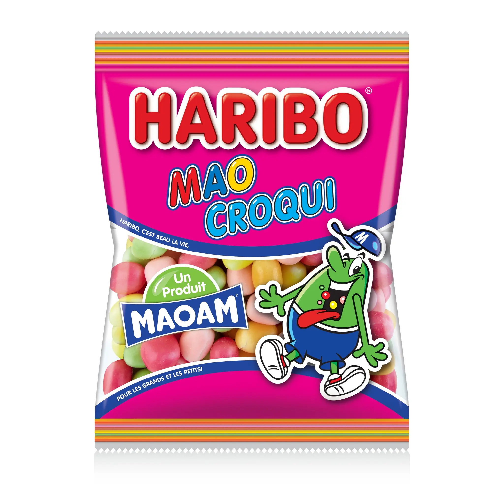 HARIBO Mao croqui bonbons coeur moelleux et pétillants