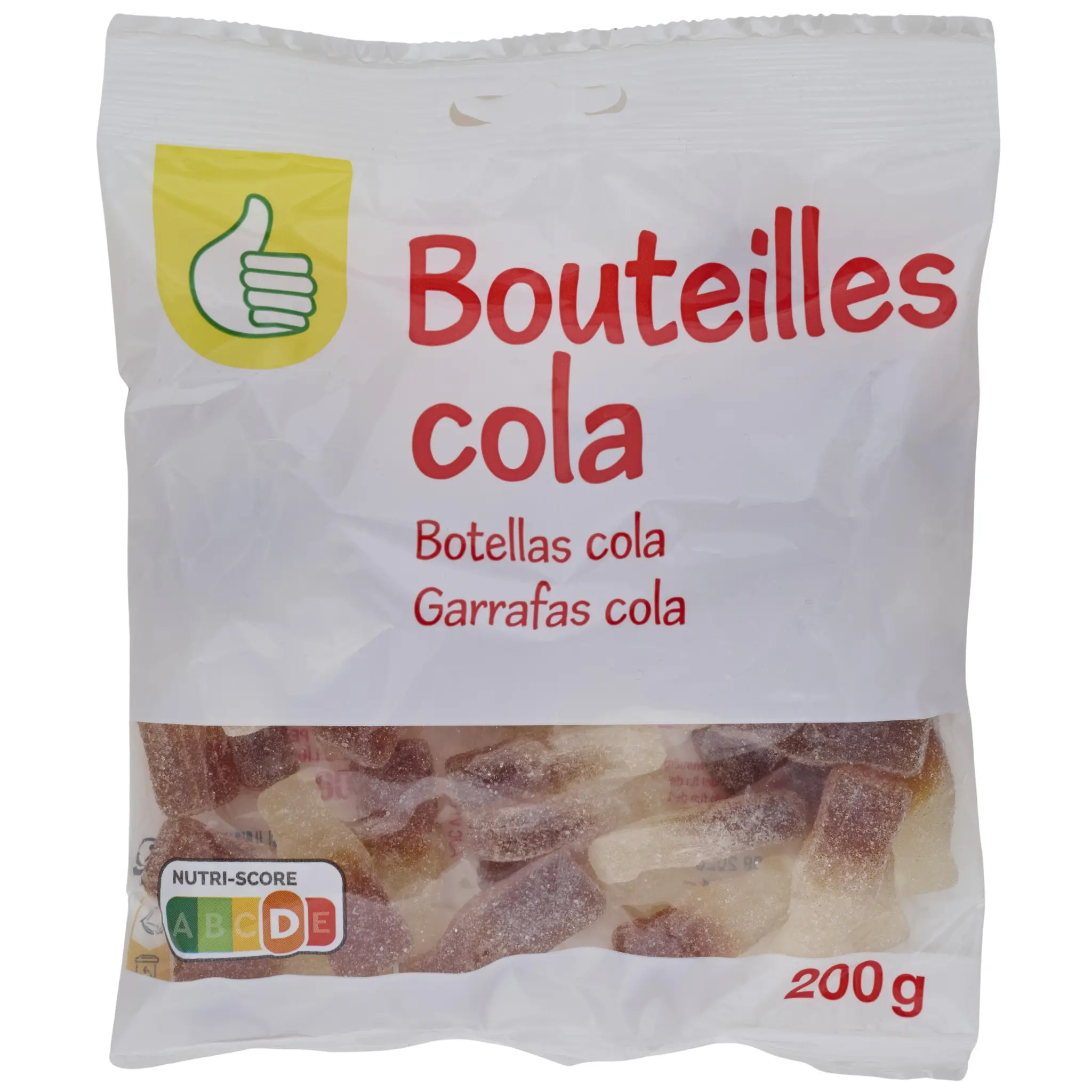 POUCE Bonbons bouteilles goût cola