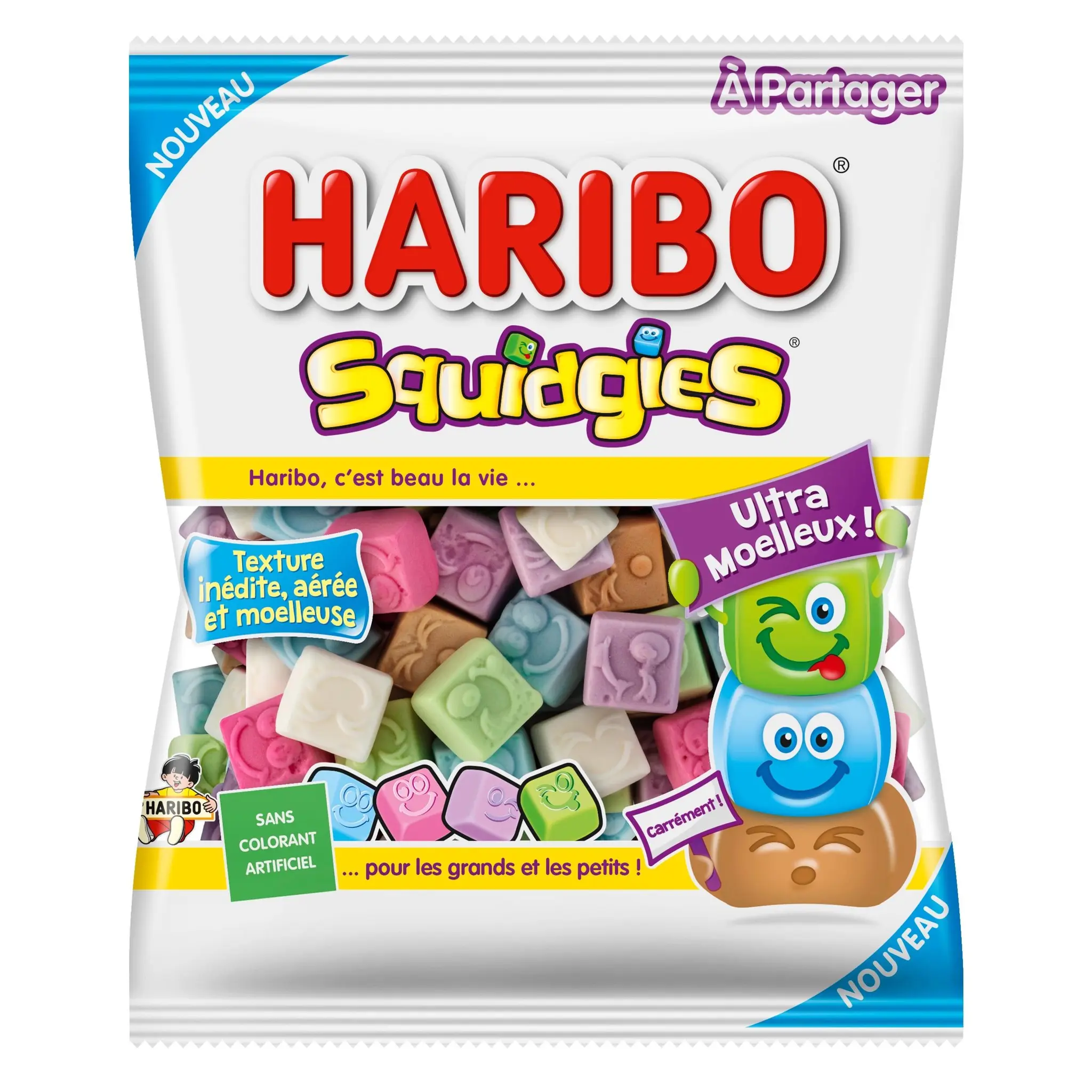 HARIBO Squidgies bonbons gélifiés aromatisés ultra moelleux